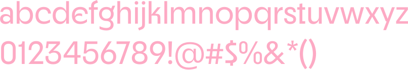 Neighbor alphabet and numerals